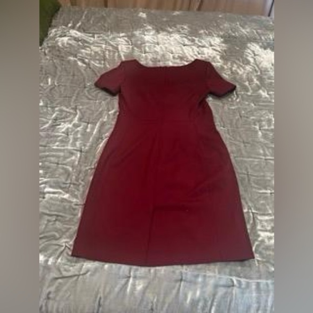 MM Lafleur Rosie Dress in Shiraz Wool Twill (Size 0) - Picture 3 of 3